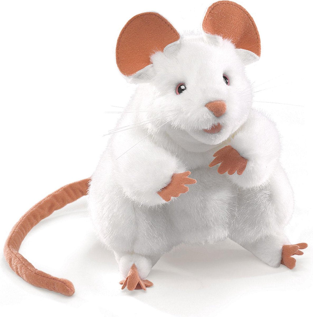 Folkmanis White Mouse