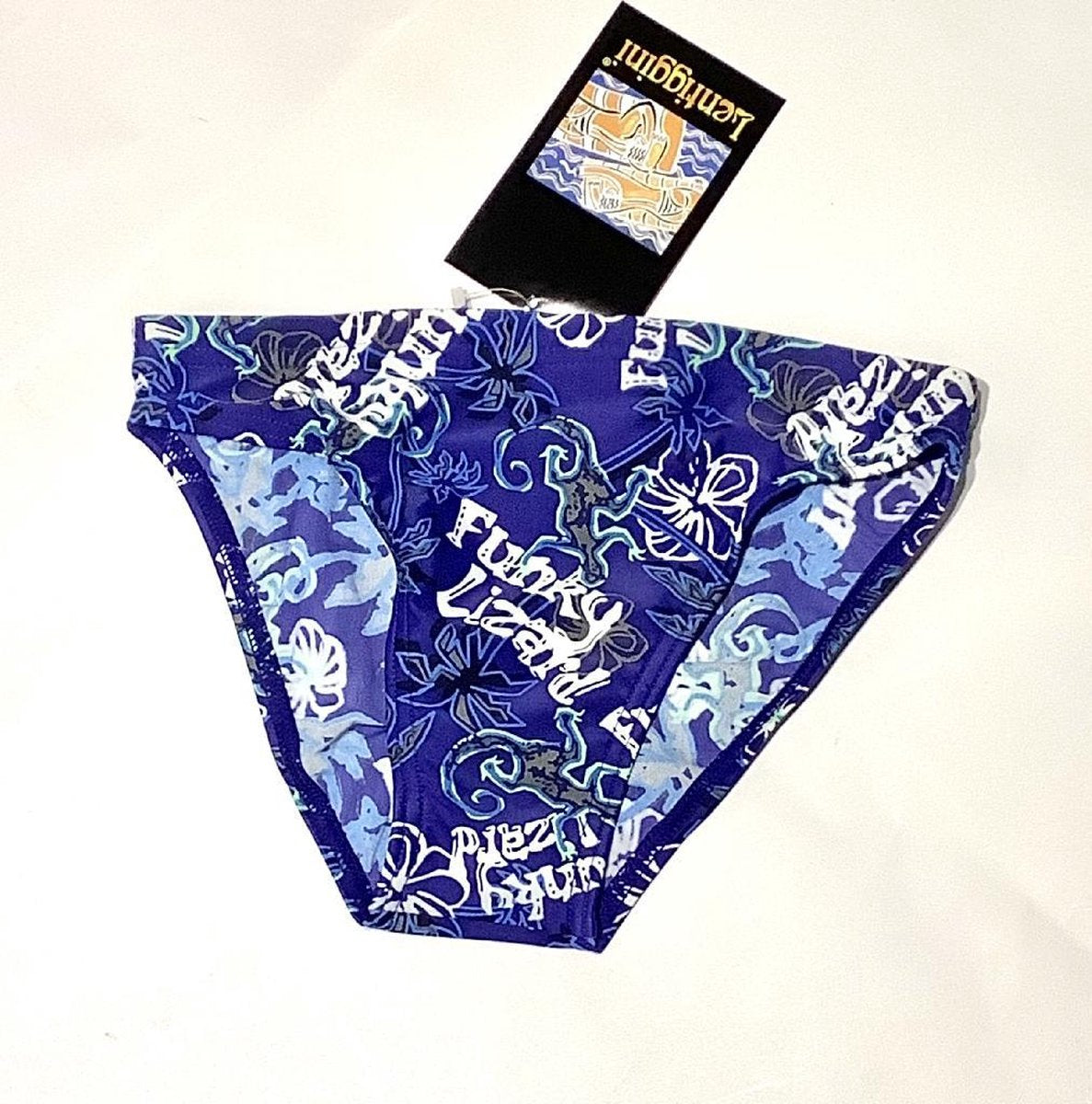 Lentiggini zwembroek blauw maat 128