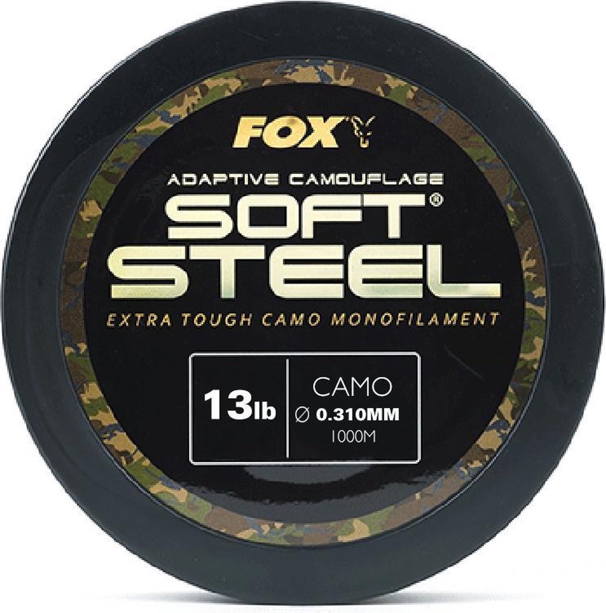 Fox Adaptive Camouflage Soft Steel - Nylon lijn - 13lb - 0.31mm - Camouflage