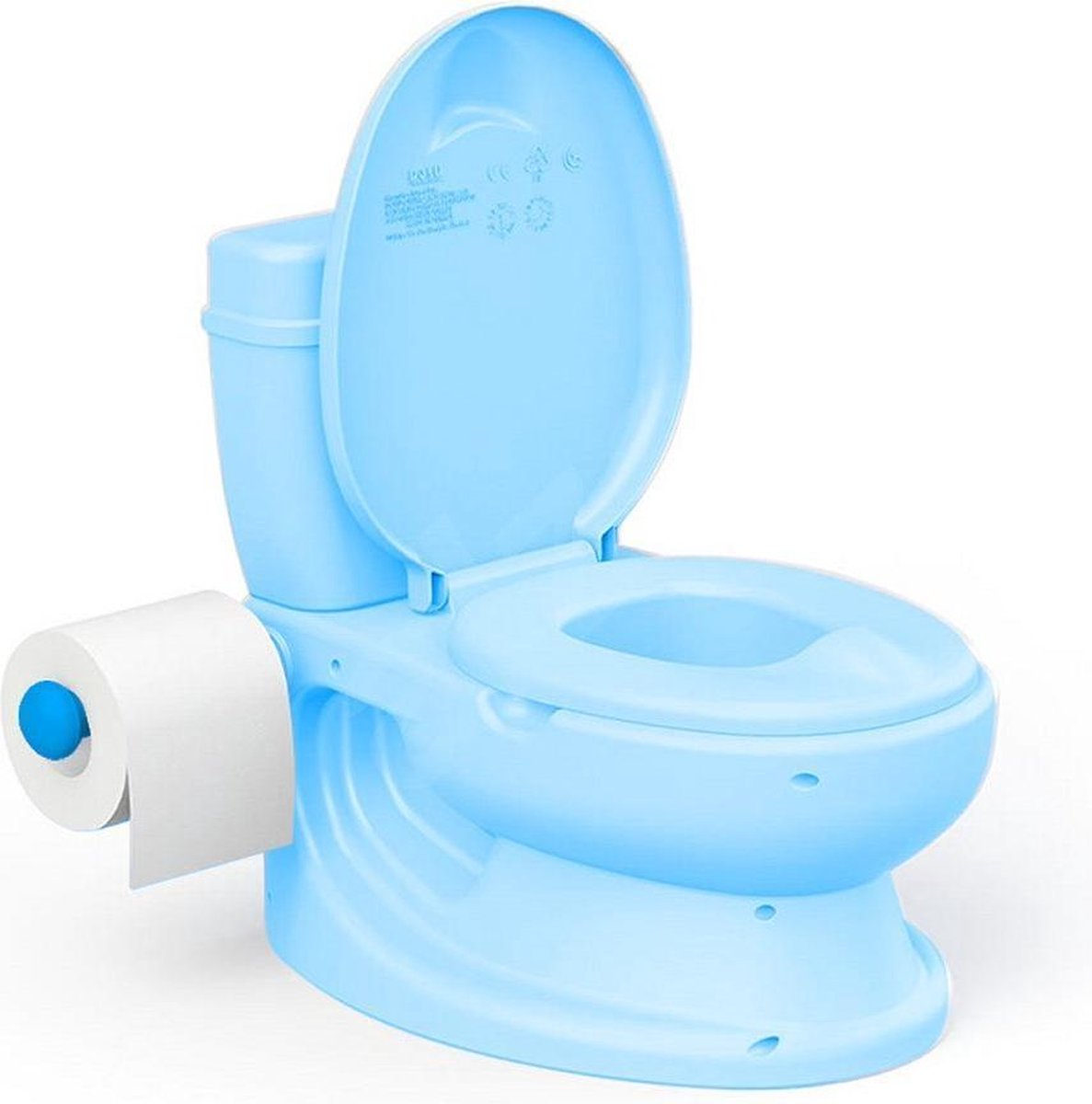 Dolu Educatief  Kinder Toilet met Geluid Blauw