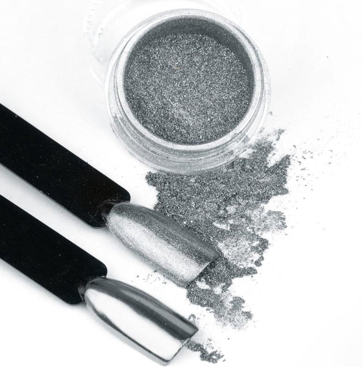 Claresa Glass Nail Dust Powder #3 Silver