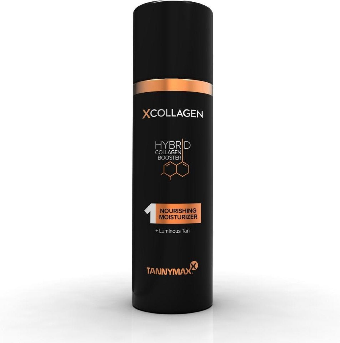 XCOLLAGEN 1 NOURISHING MOISTURIZER + LUMINOUS TAN 200 ML VOOR DE THUIS ZONNEBANK & PROFESSIONELE ZONNEBANKEN
