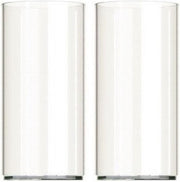 20x stuks Longdrinkglazen van kunststof 250 ml - herbruikbare onbreekbare camping/picknick glazen