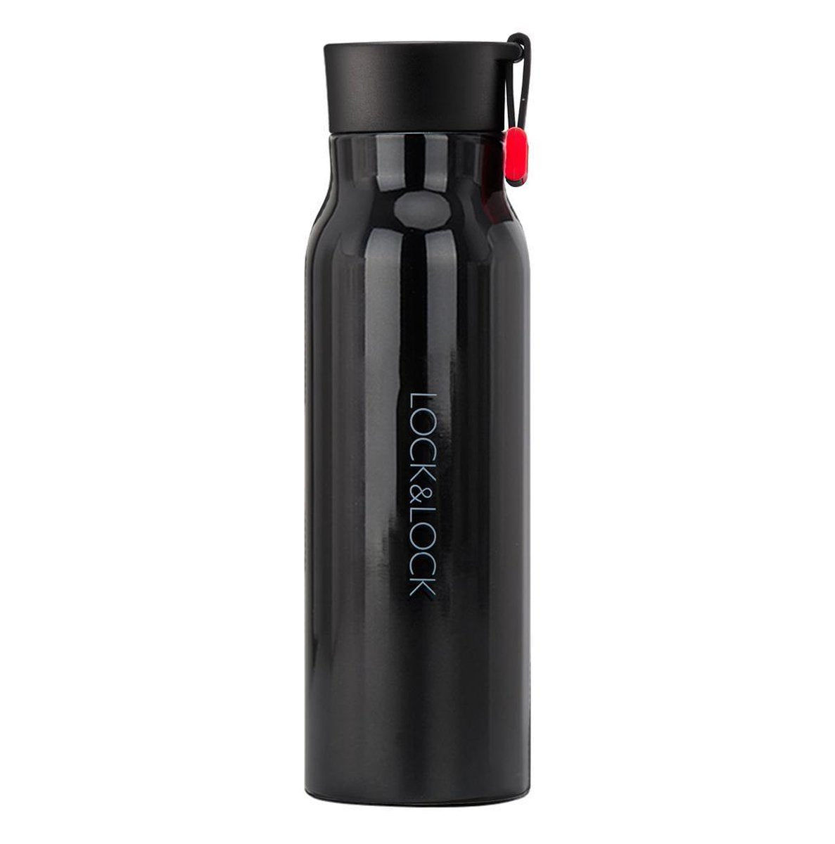 Lock&Lock RVS Thermosfles | Isoleerfles | Veldfles | Drinkfles - 350 ml - Zwart
