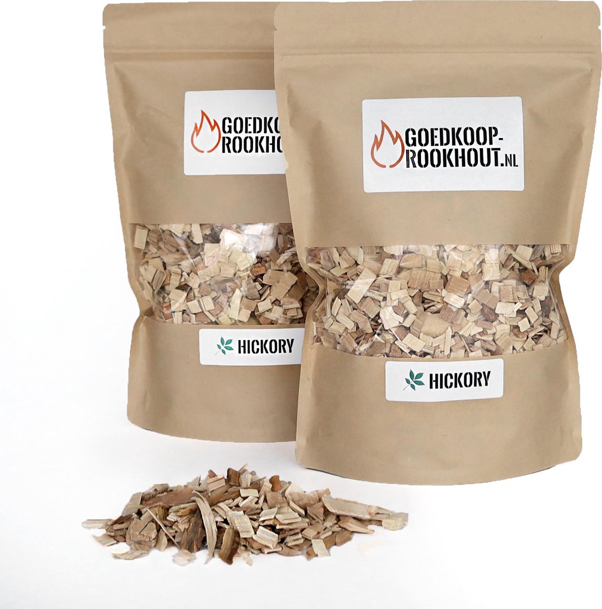 Hickory rooksnippers - 1 KG (4 liter)