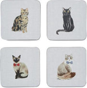 Onderzetters (Per 4st.) Curious Cats
