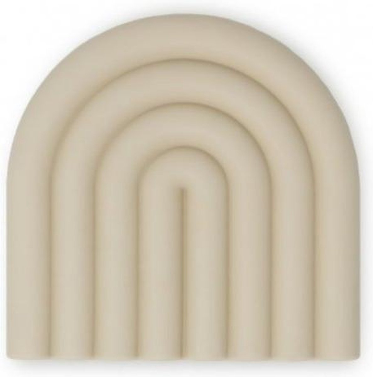 Mushie - siliconen bijtring - regenboog - Shifting sand