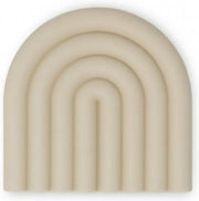 Mushie - siliconen bijtring - regenboog - Shifting sand