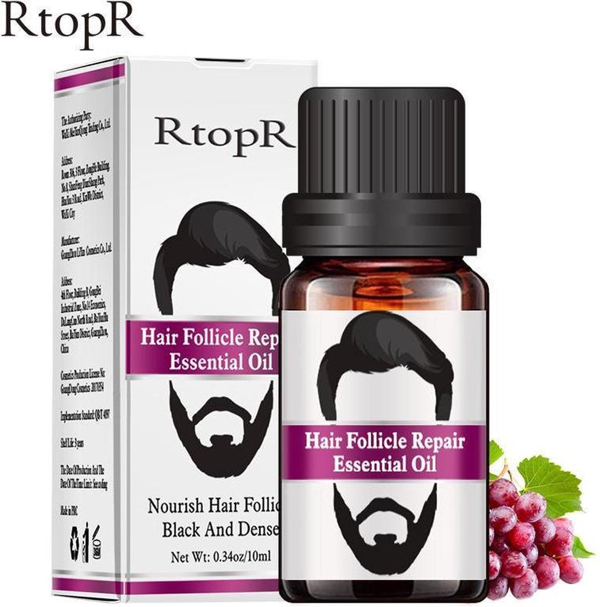 Baard groei olie stimuleerd haar groei| gezicht haar/baard/wenkbrauwen Repair Essential Oil