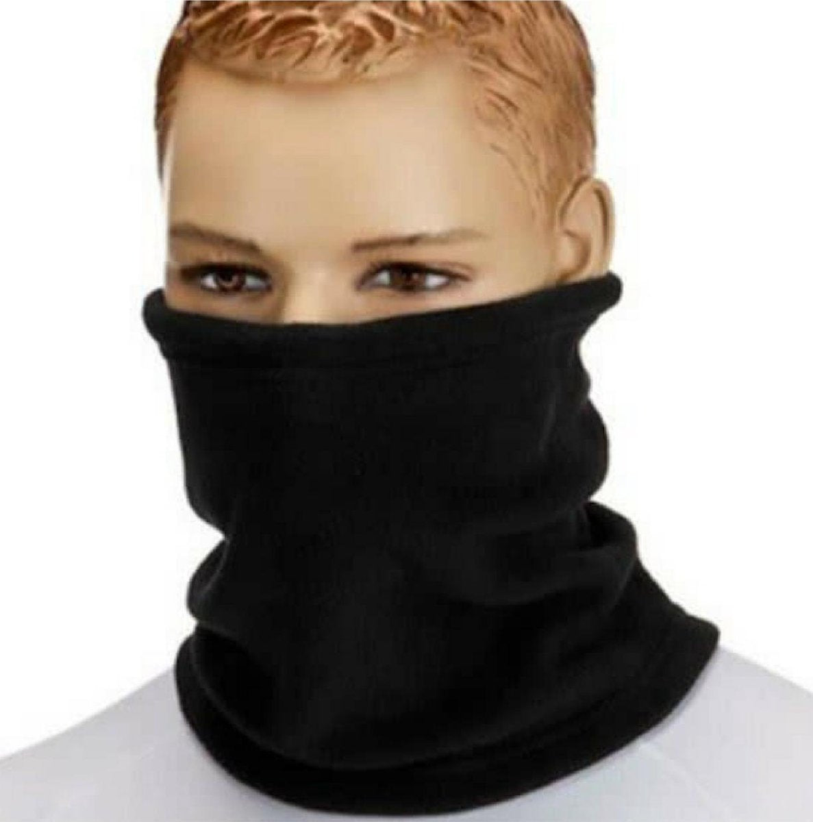 TrendX® Nekwarmer - Polar Fleece - Zwart