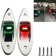 D2944 1 W 12 V Marine Boot Waterdichte Navigatie LED Side Boog Traan Drop Verlichting (groen en Rood)