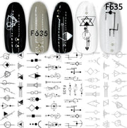 GUAPÀ - Nail Art 3D Lines Stickers - Nagel Decoratie & Nagel Folie - 72 Stuks