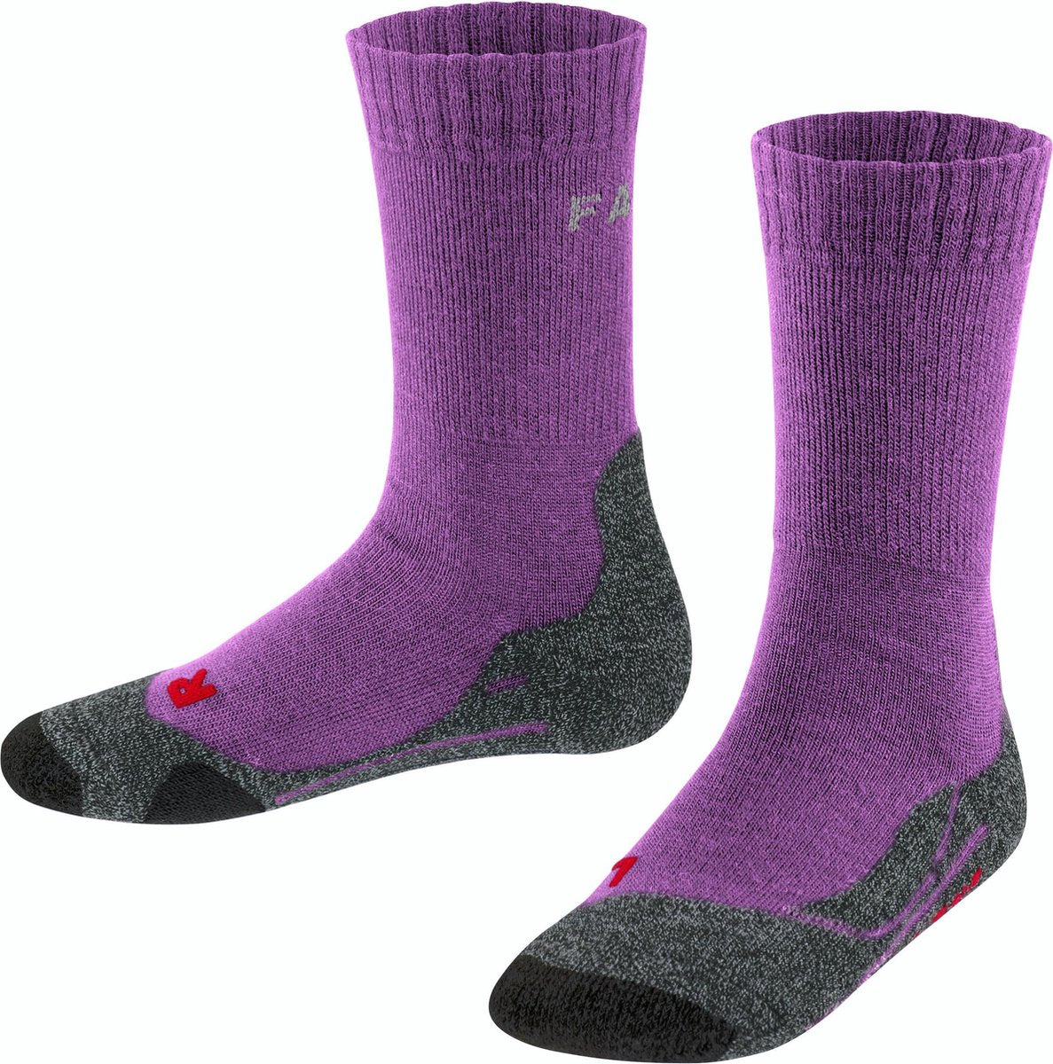 FALKE TK2 Kinderen Sokken - Paars - Maat 35-38