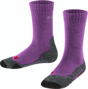 FALKE TK2 Kinderen Sokken - Paars - Maat 35-38