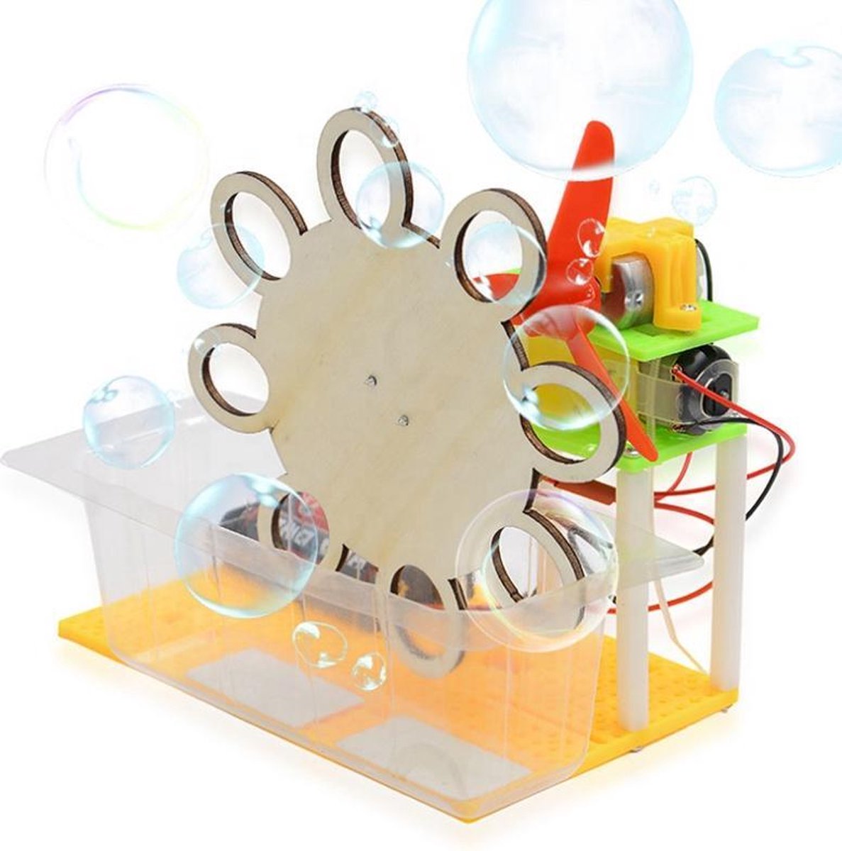 DIY electric bubble machine toy LEGO TECHNIC STYLE / DIY elektrisch speelgoed voor bellenblaasmachines/ Jouet de machine à bulles électrique bricolage