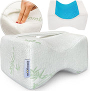Luxergoods Kniekussen voor in bed - Inclusief verzachtende GEL - Knie Kussen voor Zijslapers - Zijslaapkussen - Beter Slapen