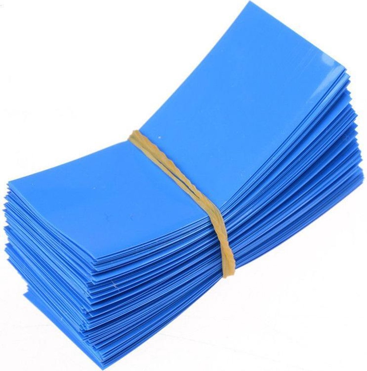 Blauw - 50 Stuks 72/30mm 18650 Batterij PVC Krimpkous Tube Wrap