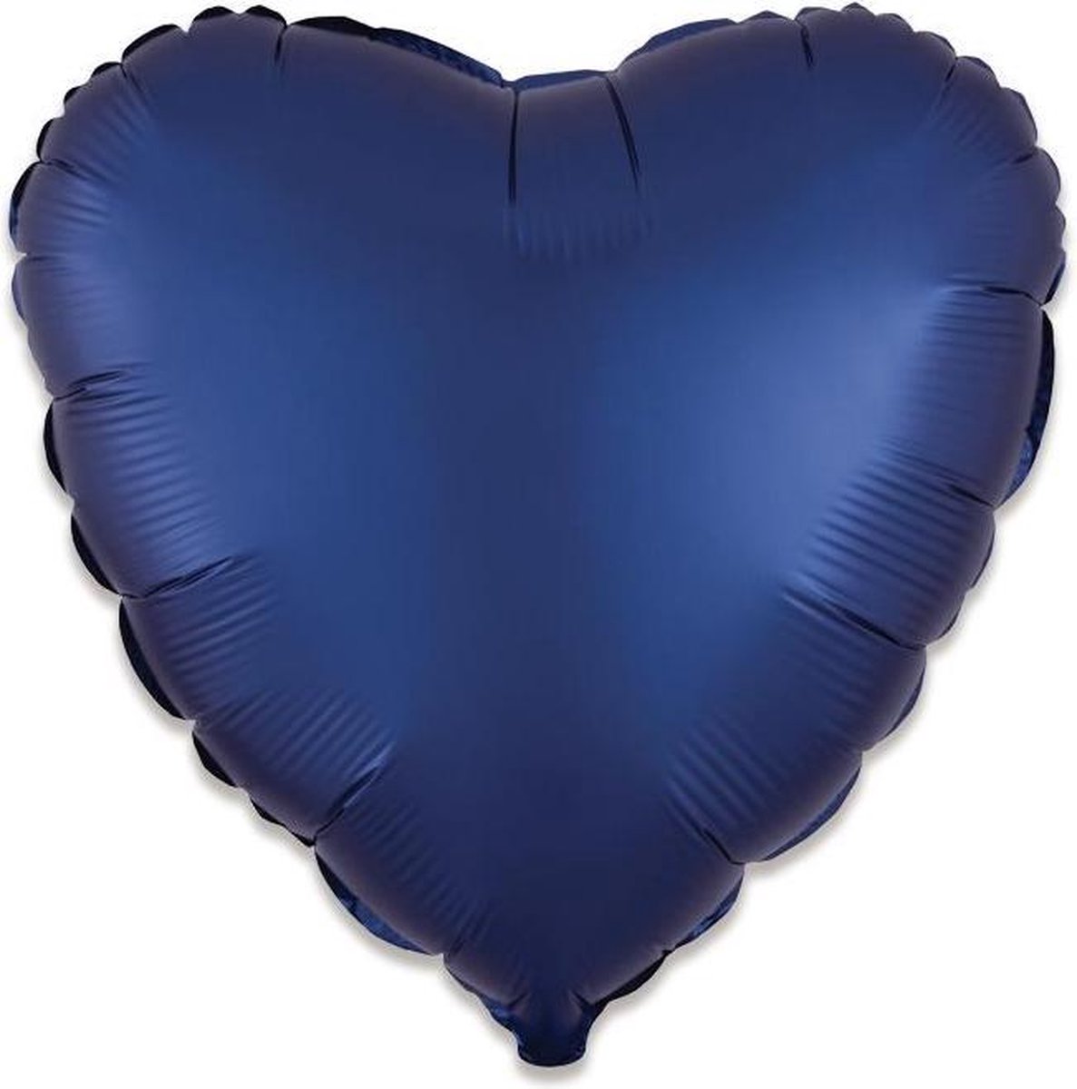 Standard Satin Luxe Navy Heart Foil Balloon S15 bulk