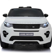 Elektrische Kinderauto Land Rover Discovery Wit 12V Met Afstandsbediening FULL OPTIONS