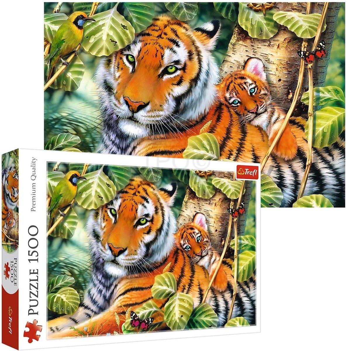 Puzzle 1500el Dwa tygrysy 26159 Trefl