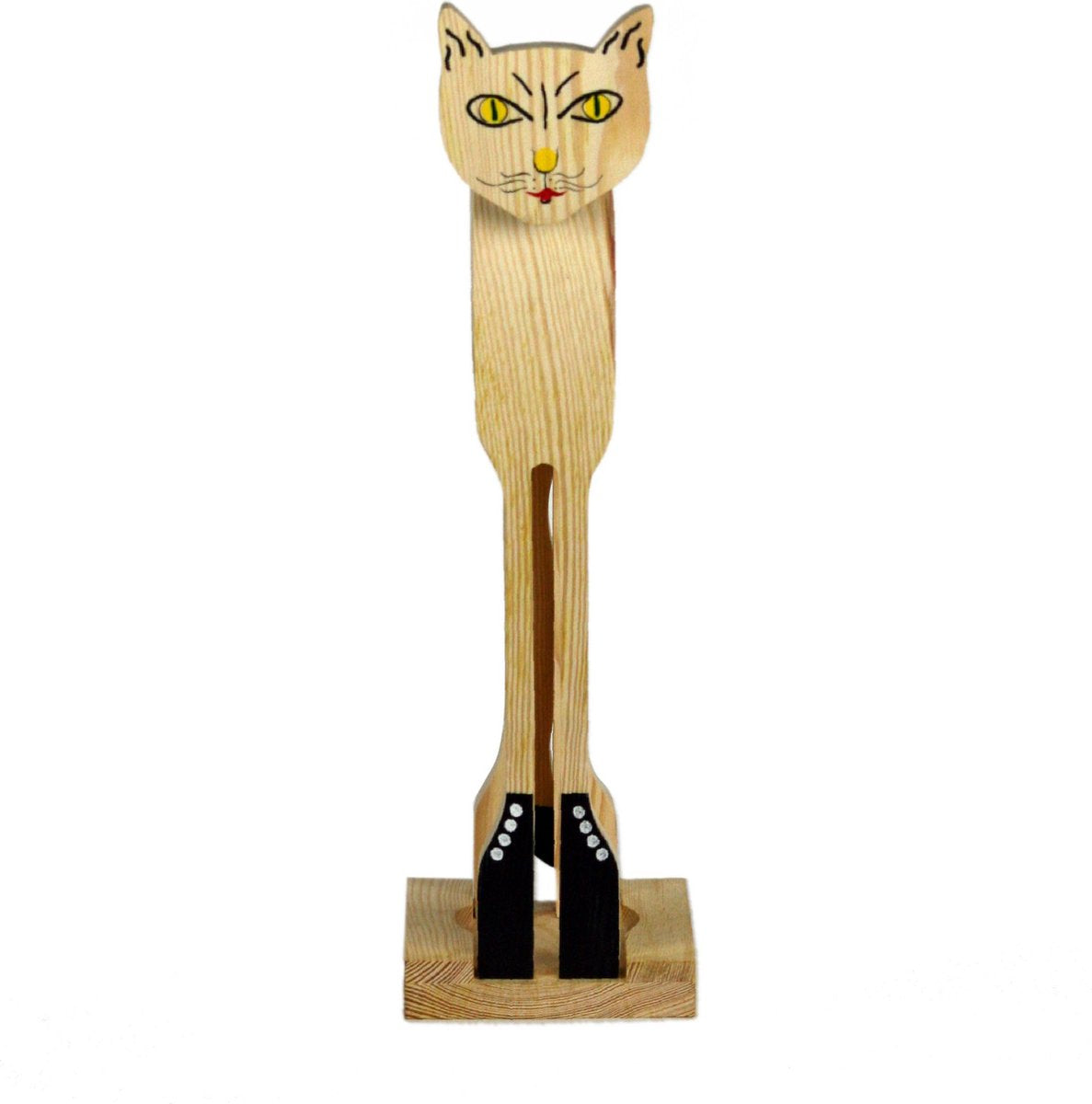 Wijnfleshouder kat
