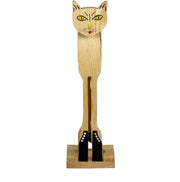 Wijnfleshouder kat