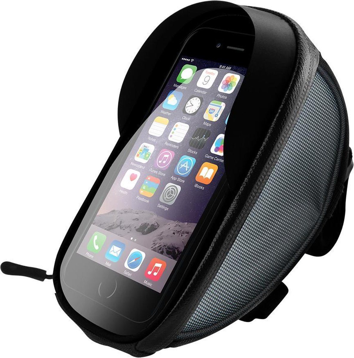 Sinox SXS5100 Fiets stuurtas met telefoonhouder en opbergvak geschikt voor Smartphone  o.a. Iphone