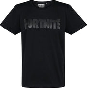 Fortnite - Foil Logo Black T-Shirt L