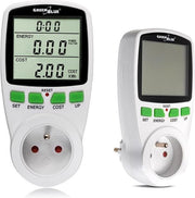 Vermogensmeter Wattmeter display meettijd GreenBlue GB202
