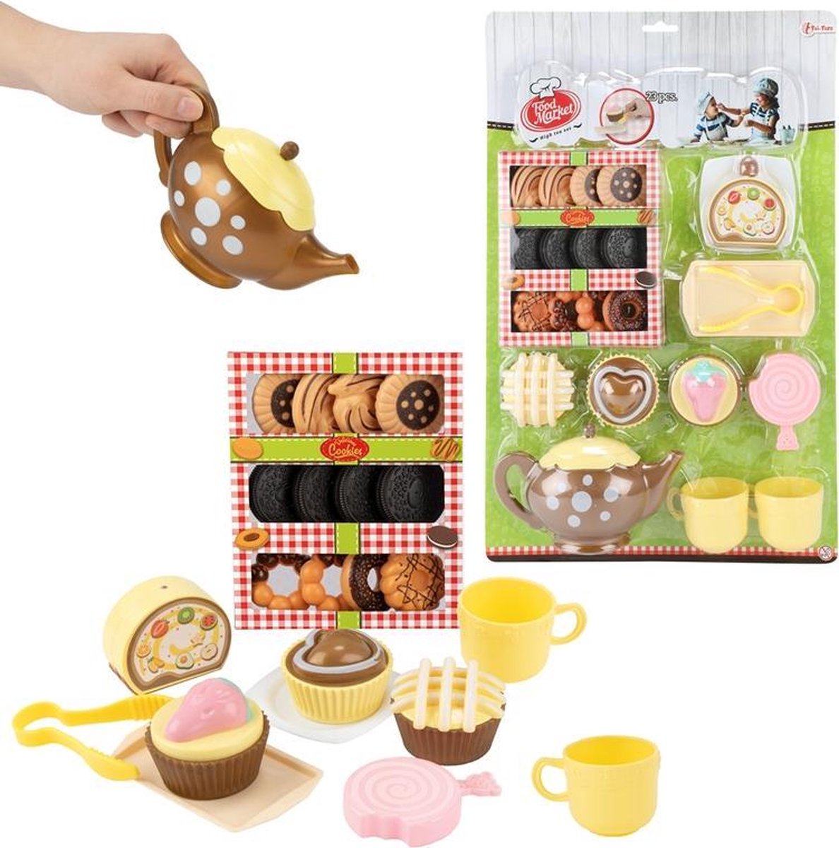 Toi Toys Food market speelset High tea