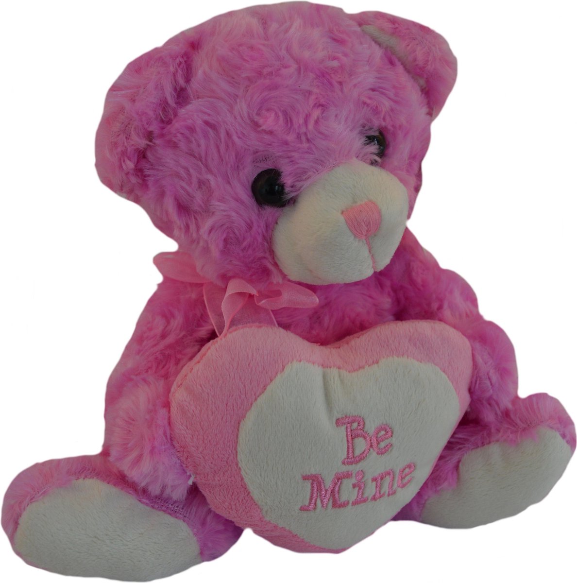 Valentijn roze beer (+/- 25 cm)