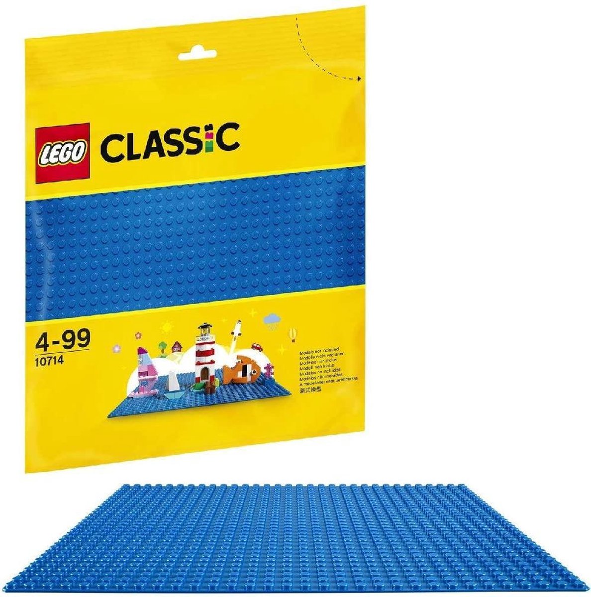 LEGO 10714 Classic Blauwe basisplaat 10 x 10 inch/2 x 32 noppen stapelbaar bouwbord