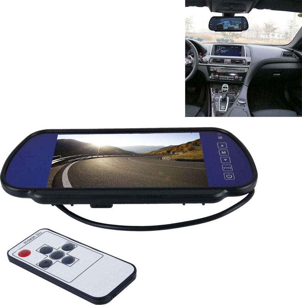 7 inch 800 * 480 achteruitrijcamera TFT-LCD kleurenautomonitor