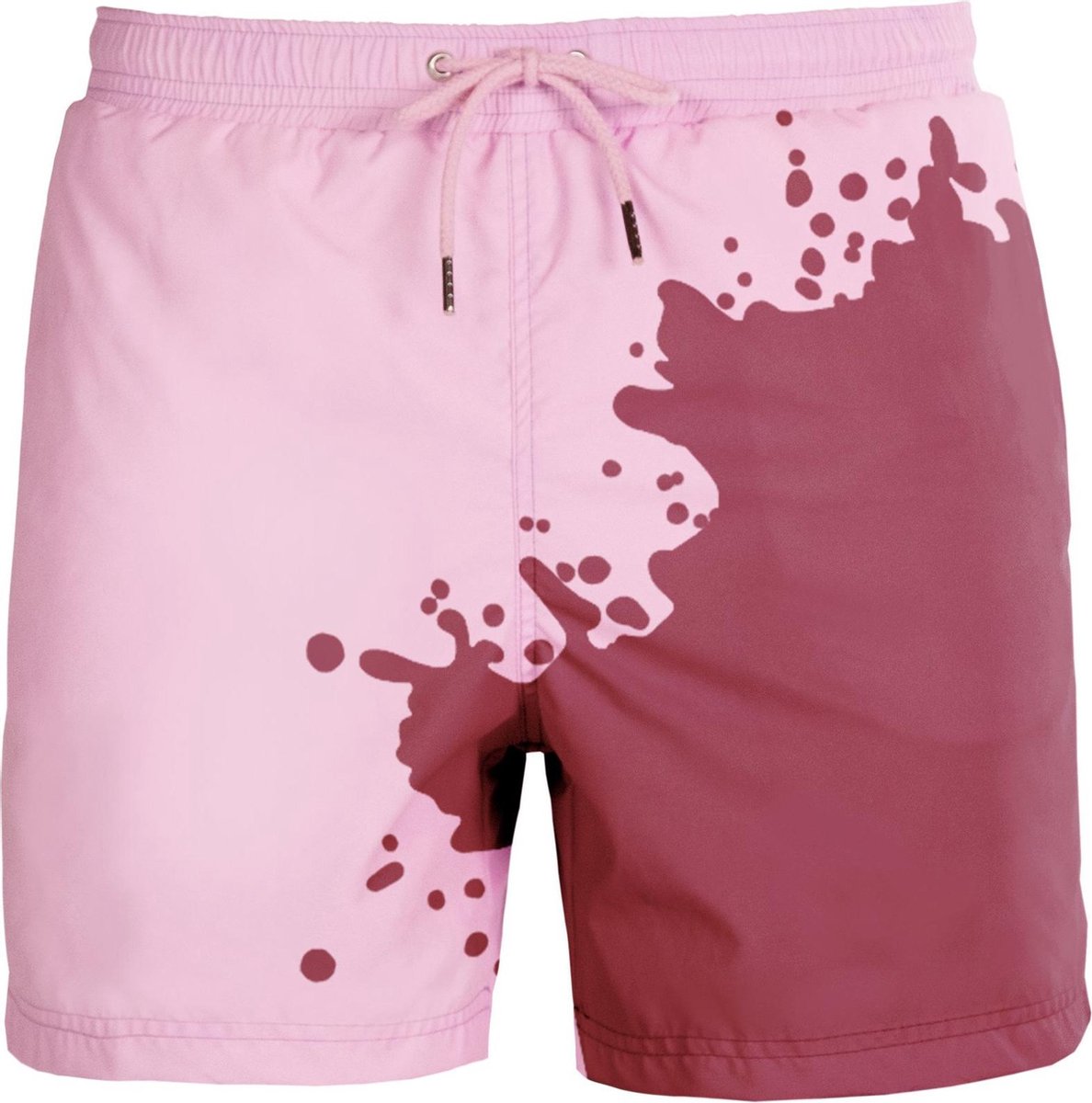 Bordeaux - Roze | Kleurveranderende zwembroek
