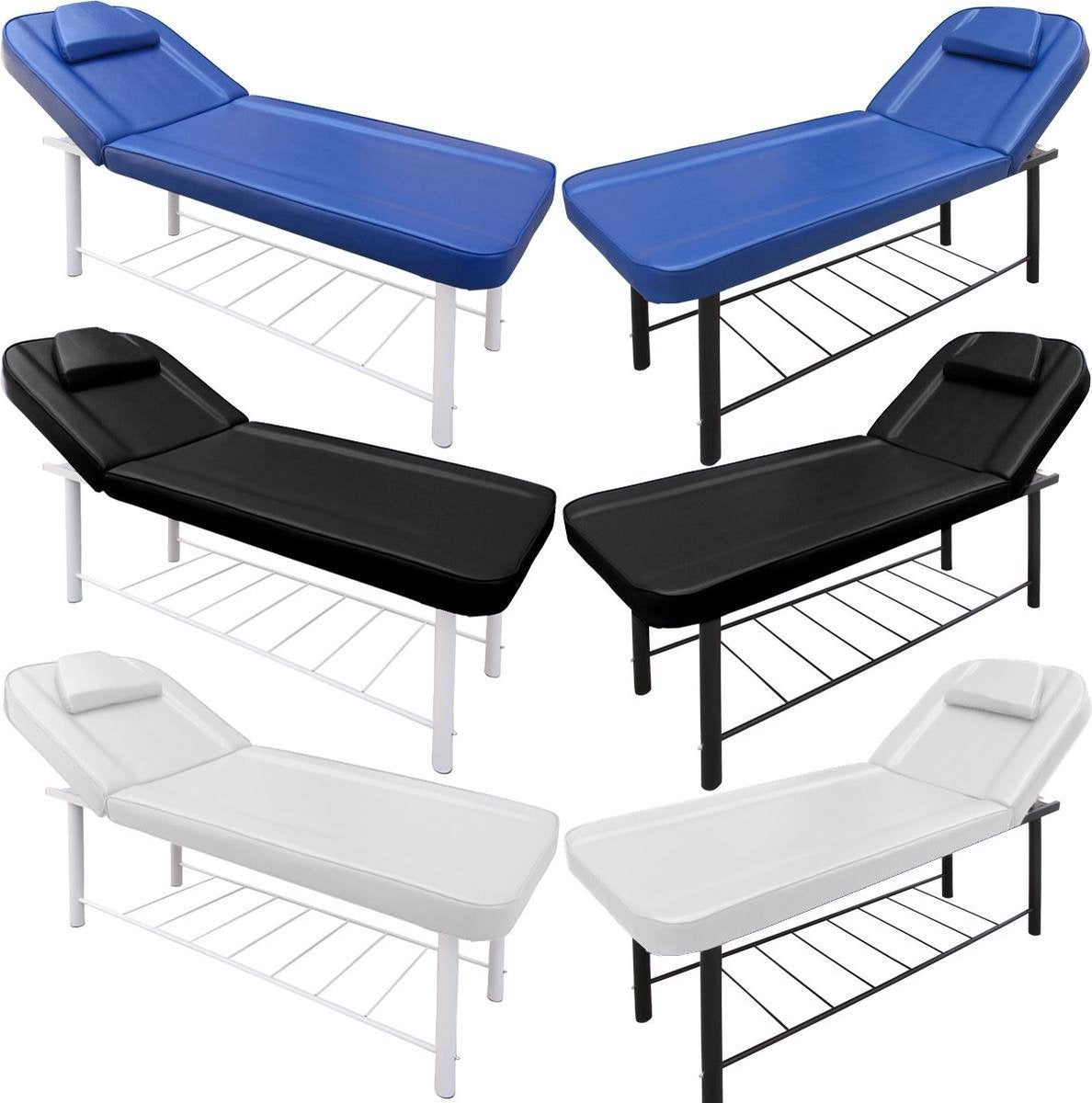 2-Zone massagebank ml-502 massagebank 190cm stationaire cosmetische bank met metalen frame en 2 z...