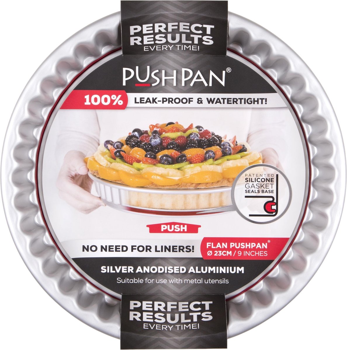 Wham PushPan Cakevorm - Aluminium - Rond - 23 cm