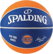 Spalding Basketbal Ny Knicks Rubber Blauw/oranje Maat 7