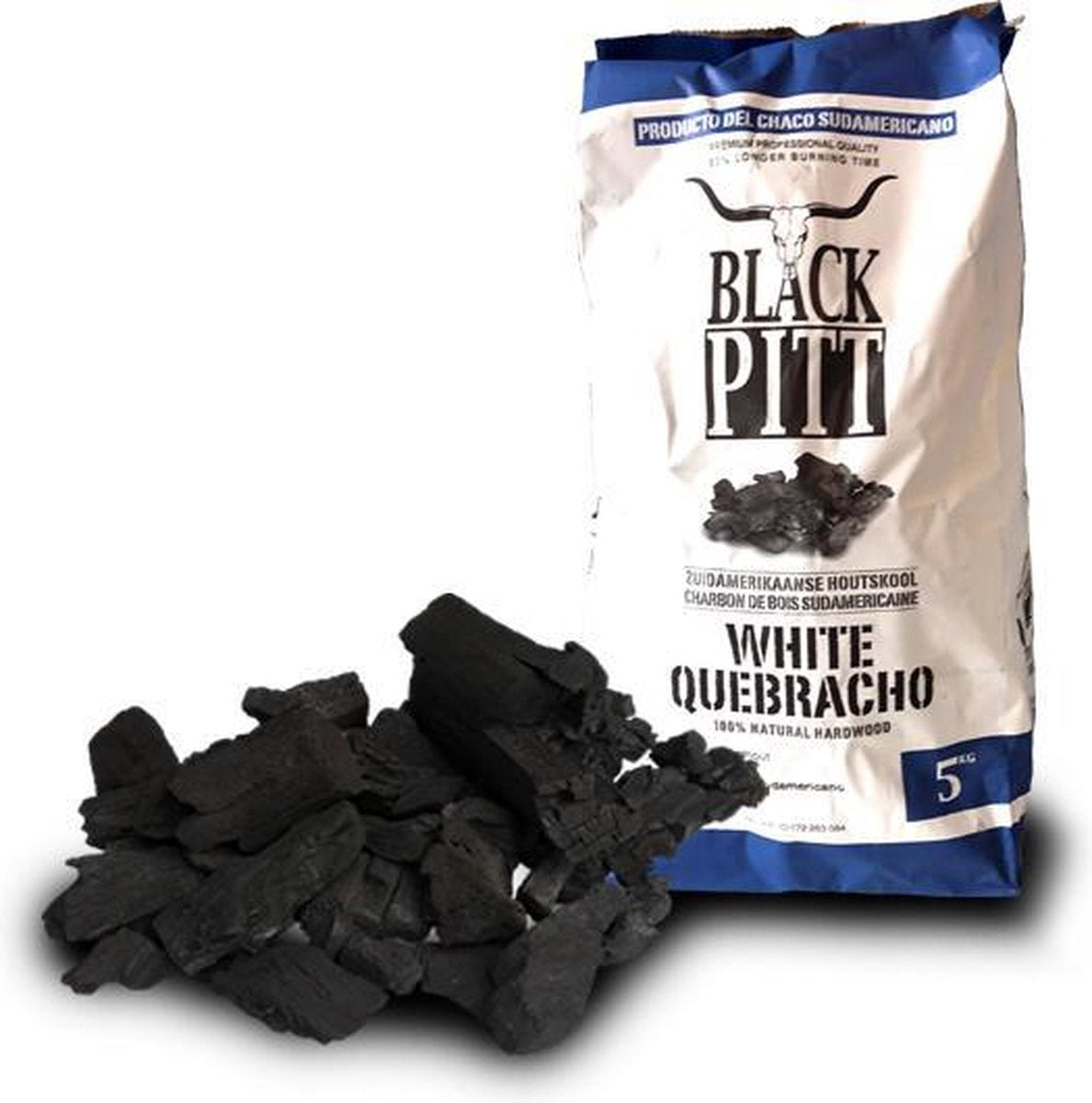 White Quebracho - Houtskool (Zak van 5kg)