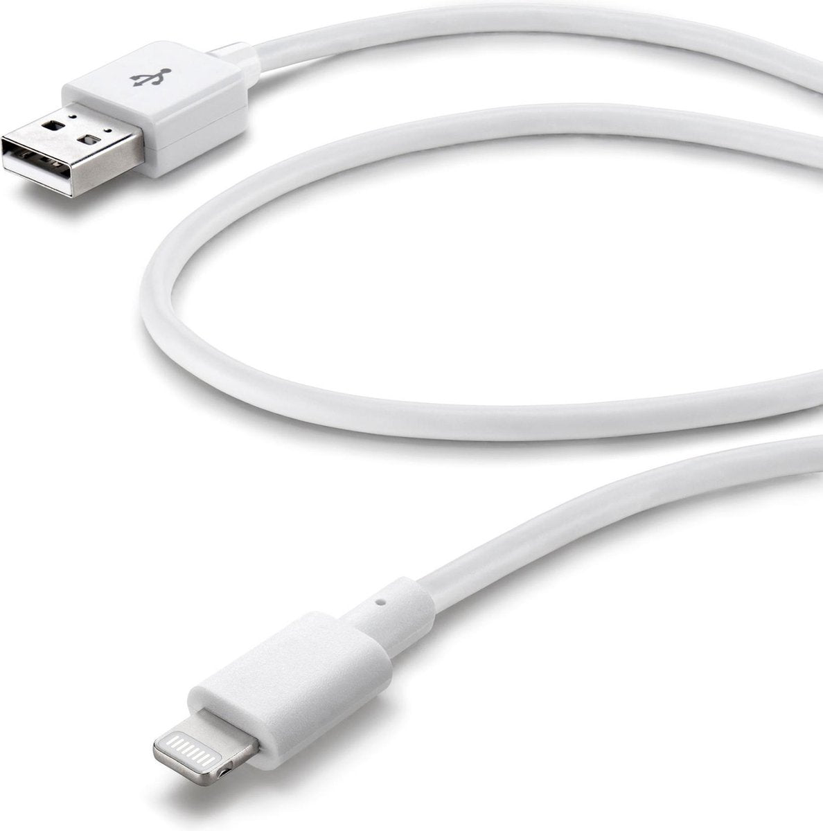 Cellularline USBDATACMFIIPH5W mobiele telefoonkabel USB Lightning Wit 1 m