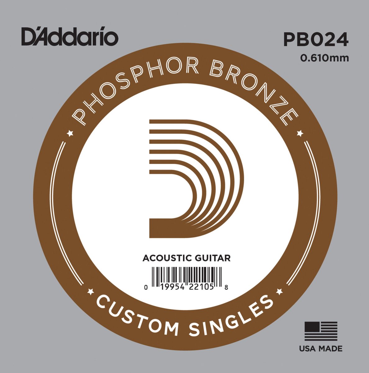 enkele snaar PB024 Phosphor Bronze