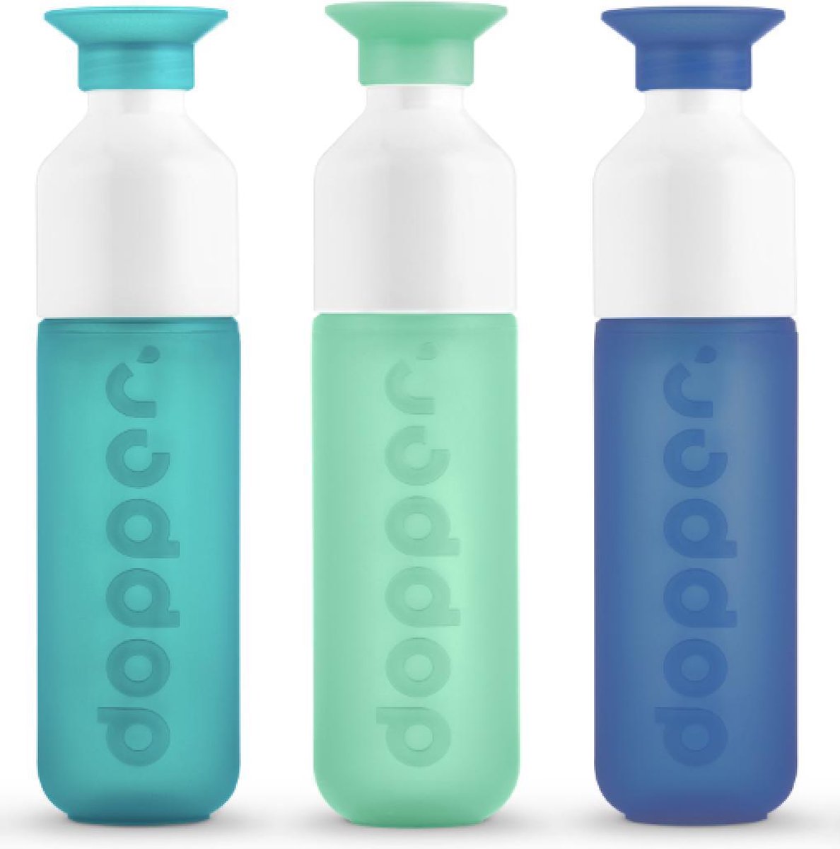Dopper - trio 3 kleuren - SeaGreen Mintata Pacific
