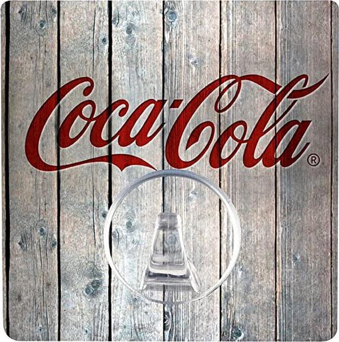 2 Coca-Cola handdoekhaken bruin