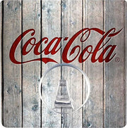 2 Coca-Cola handdoekhaken bruin