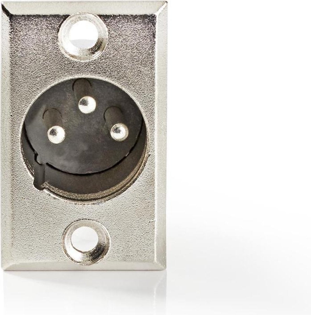 Bevestiging voor XLR-behuizing | XLR 3-pins male | 25 stuks | Metaal