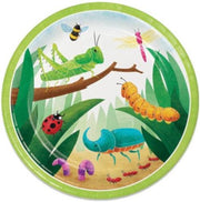 Witbaard Feestbordjes Birthday Bugs 23 Cm Karton Groen 8 St