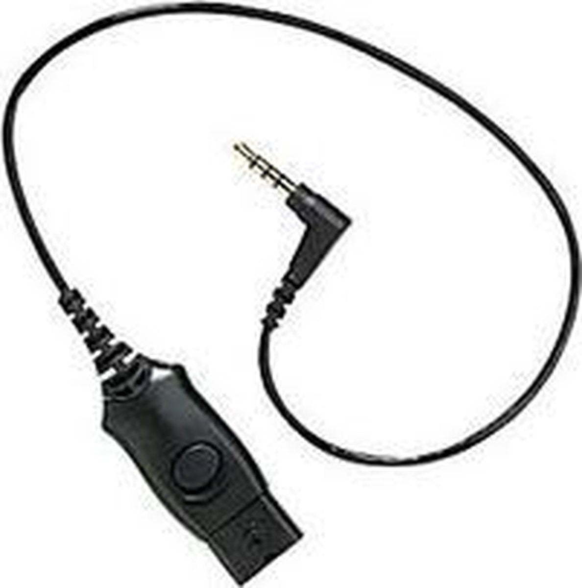 Plantronics MO300 QD iPhone Headsetadapter 3.00 m Zwart