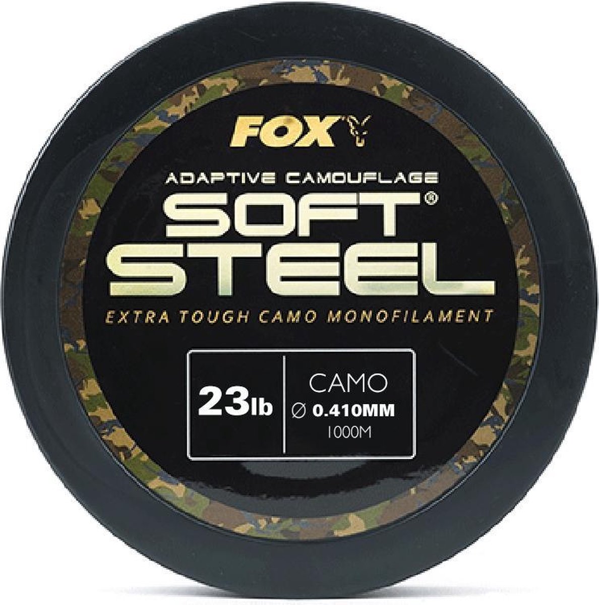 Fox Adaptive Camouflage Soft Steel - Nylon lijn - 23lb - 0.41mm - Camouflage