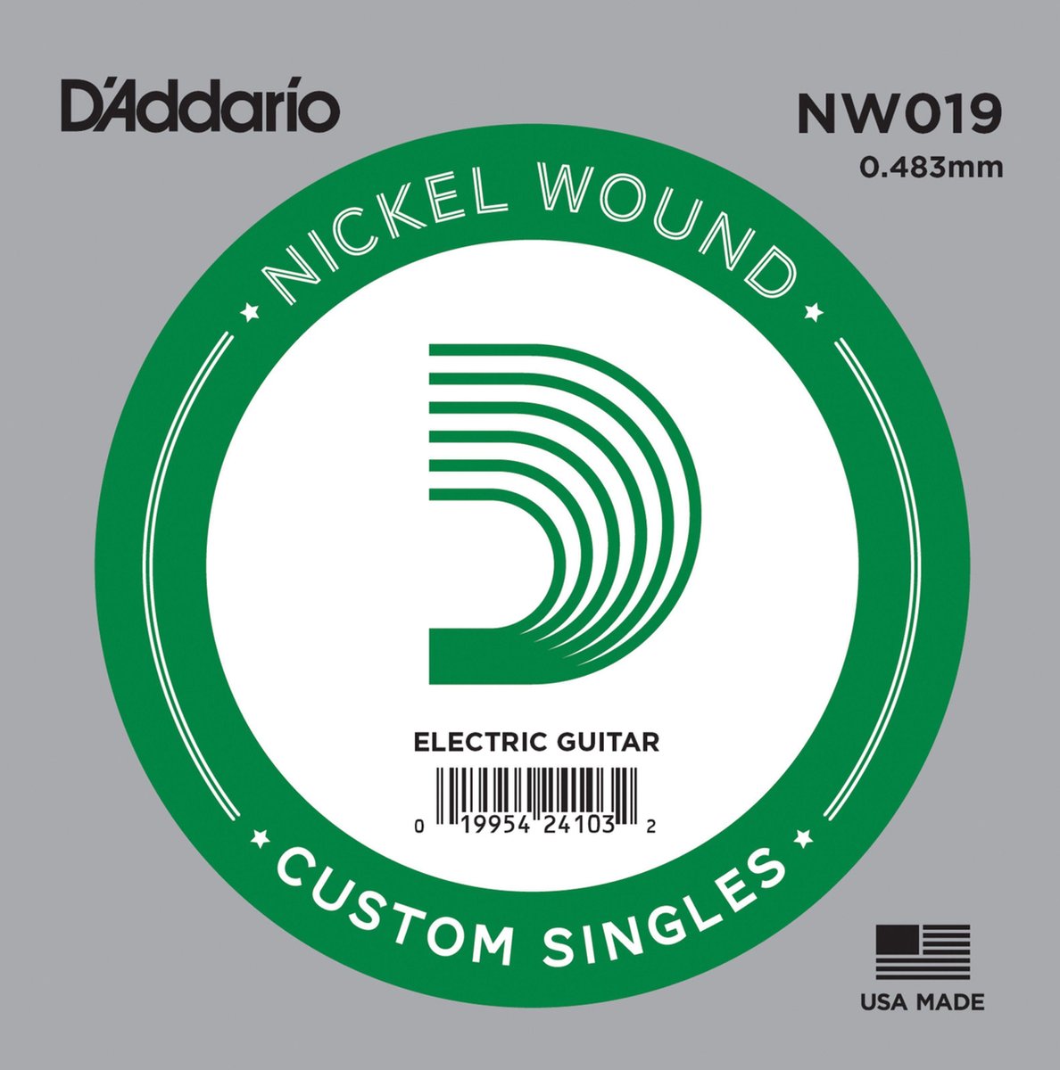 NW019 nikkel omwonden enkele snaar