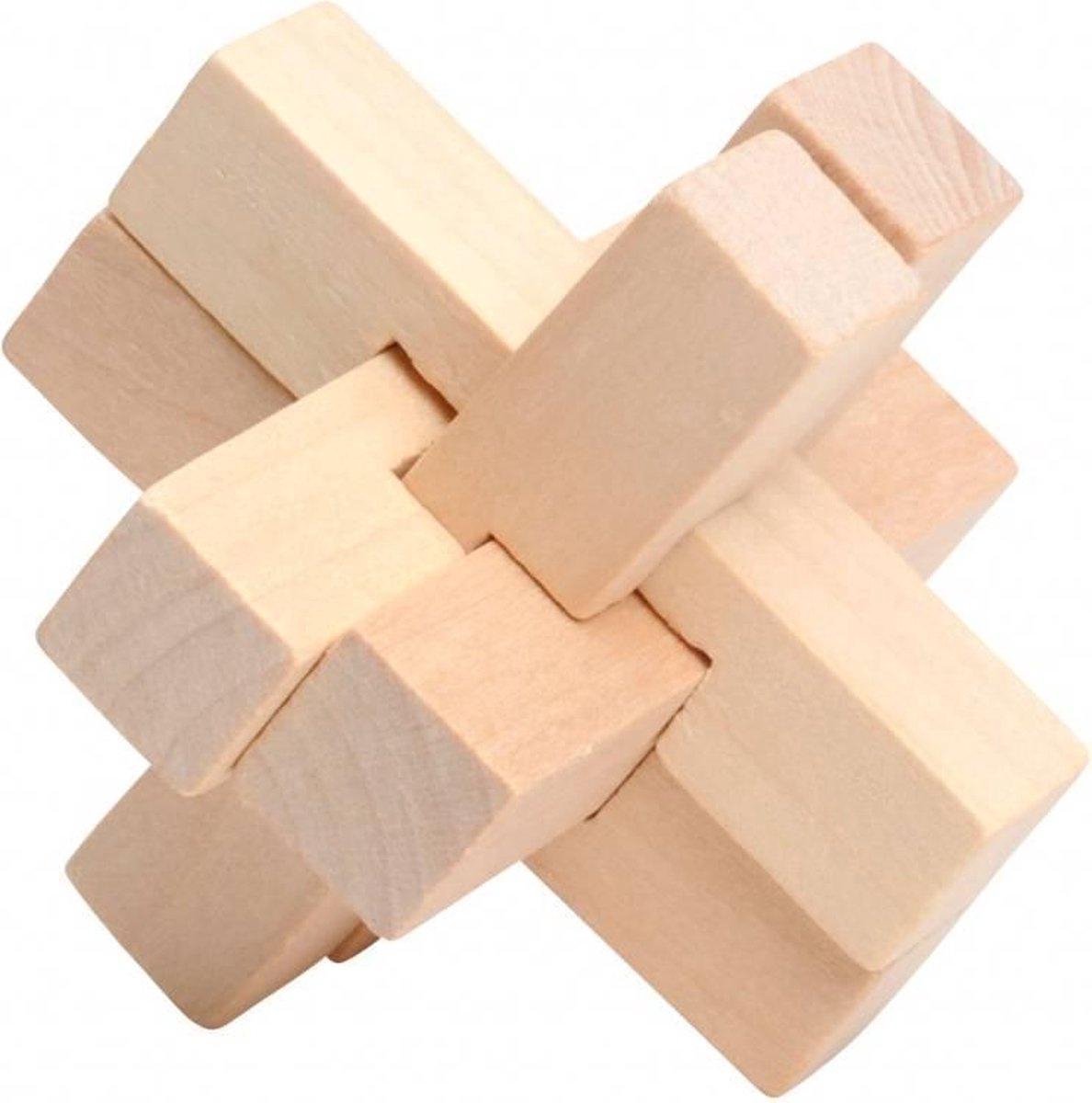 Houten Denkpuzzel