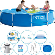 Intex Metal Frame Rond 305x76 cm - 8-delig - Alles in 1 Zwembad Pakket